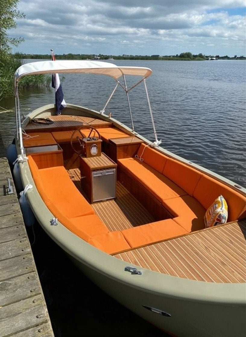 Sloep Harding Reddingssloep, boegschroef, vaarklaar, bukh 7m, Watersport en Boten, Sloepen, Ophalen, Binnenboordmotor, Diesel