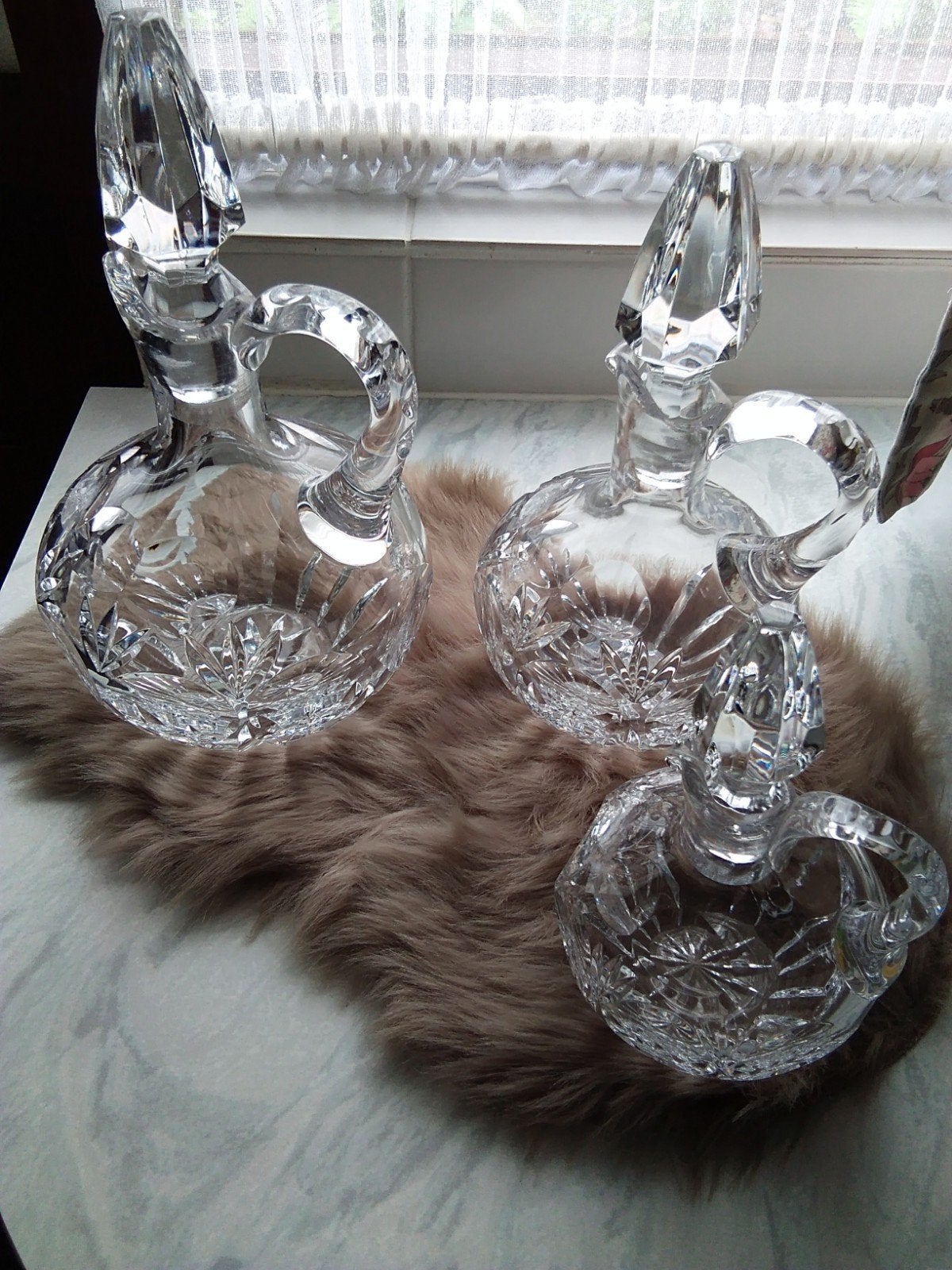 Prachtige set kristallen karaffen van Bleikristal!!!, Ophalen