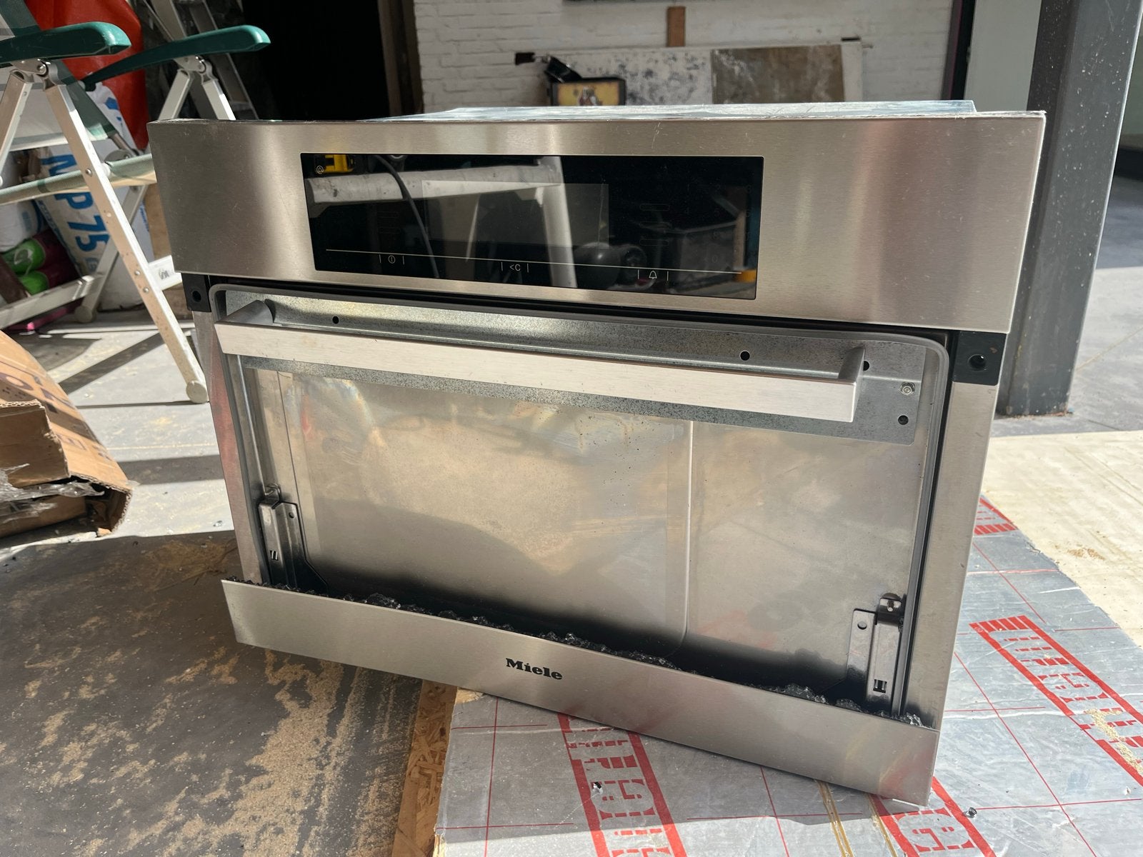Miele Stoomoven DG 5080 ED - Glasplaat defect, 45 tot 50 cm, Gebruikt, Ophalen of Verzenden, Stoom