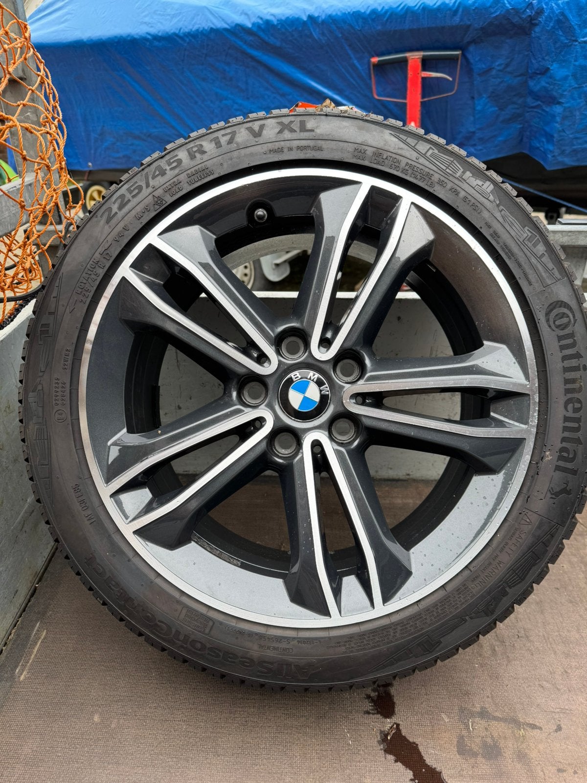 BMW 1 serie 17 inch velgen + banden, Auto-onderdelen, Banden en Velgen, Overige, Gebruikt, Overige, Banden en Velgen