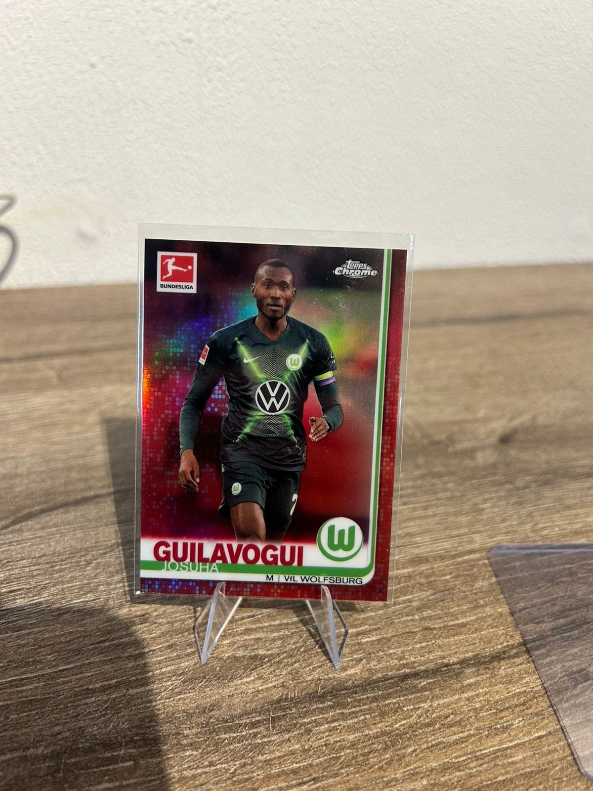 Josuha Guilavogui 2018-19 Topps Chrome Bundesliga 35 /10 Red, Ophalen of Verzenden, Zo goed als nieuw, Plaatje