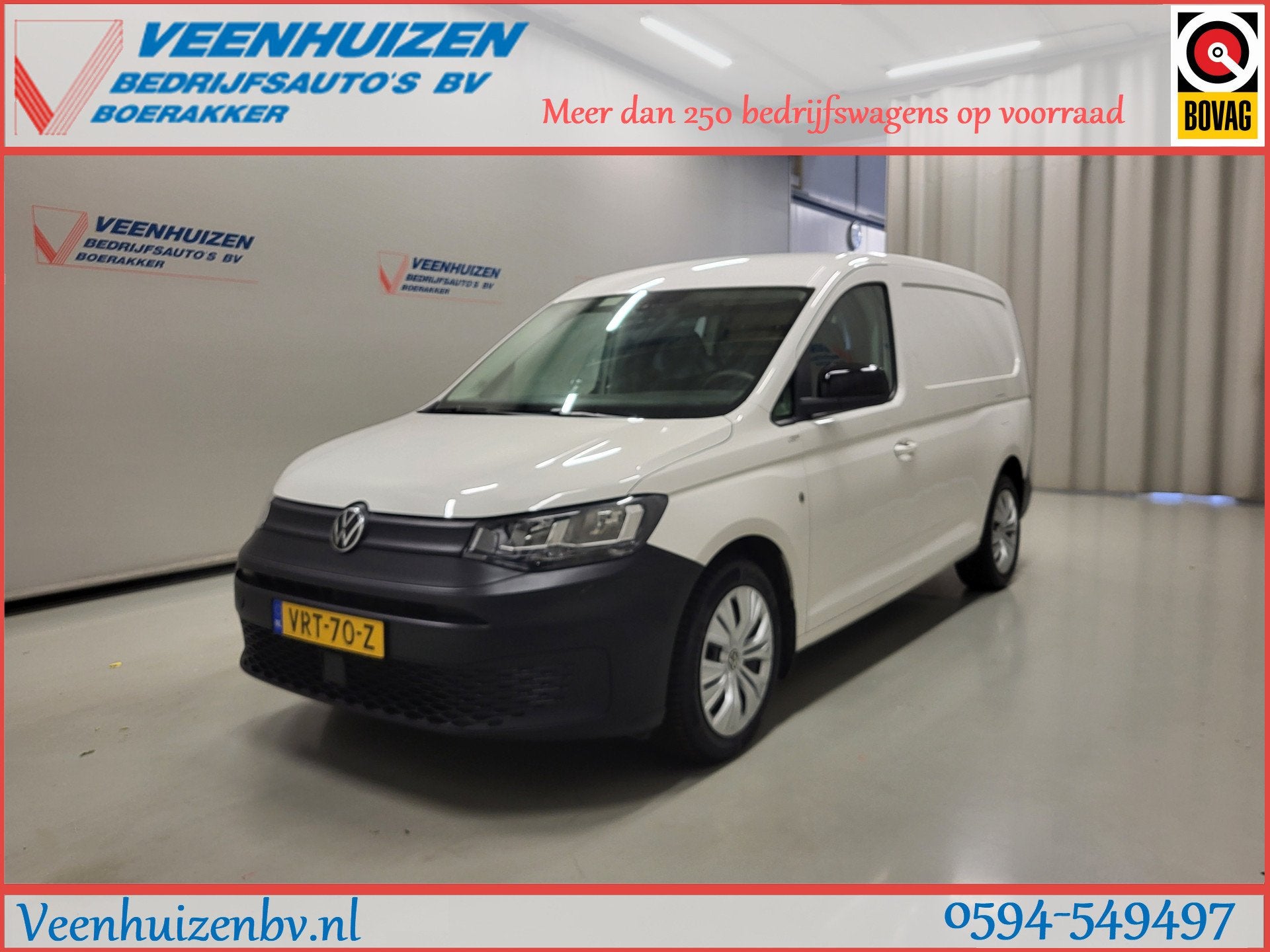 Volkswagen Caddy Cargo Maxi 1.5TGI CNG L2/H1 Maxi (bj 2022), Voorwielaandrijving, 15 km/l, Euro 6, 4 cilinders