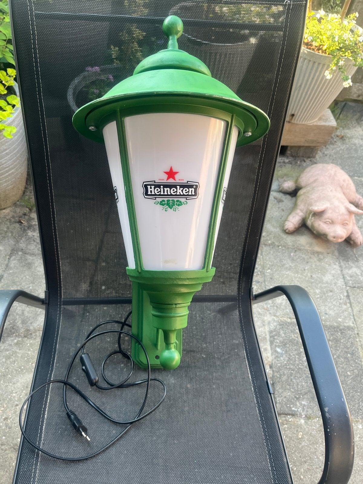 Heineken lantaarn /Heineken lamp/orgineel, Ophalen of Verzenden, Gebruikt, Heineken