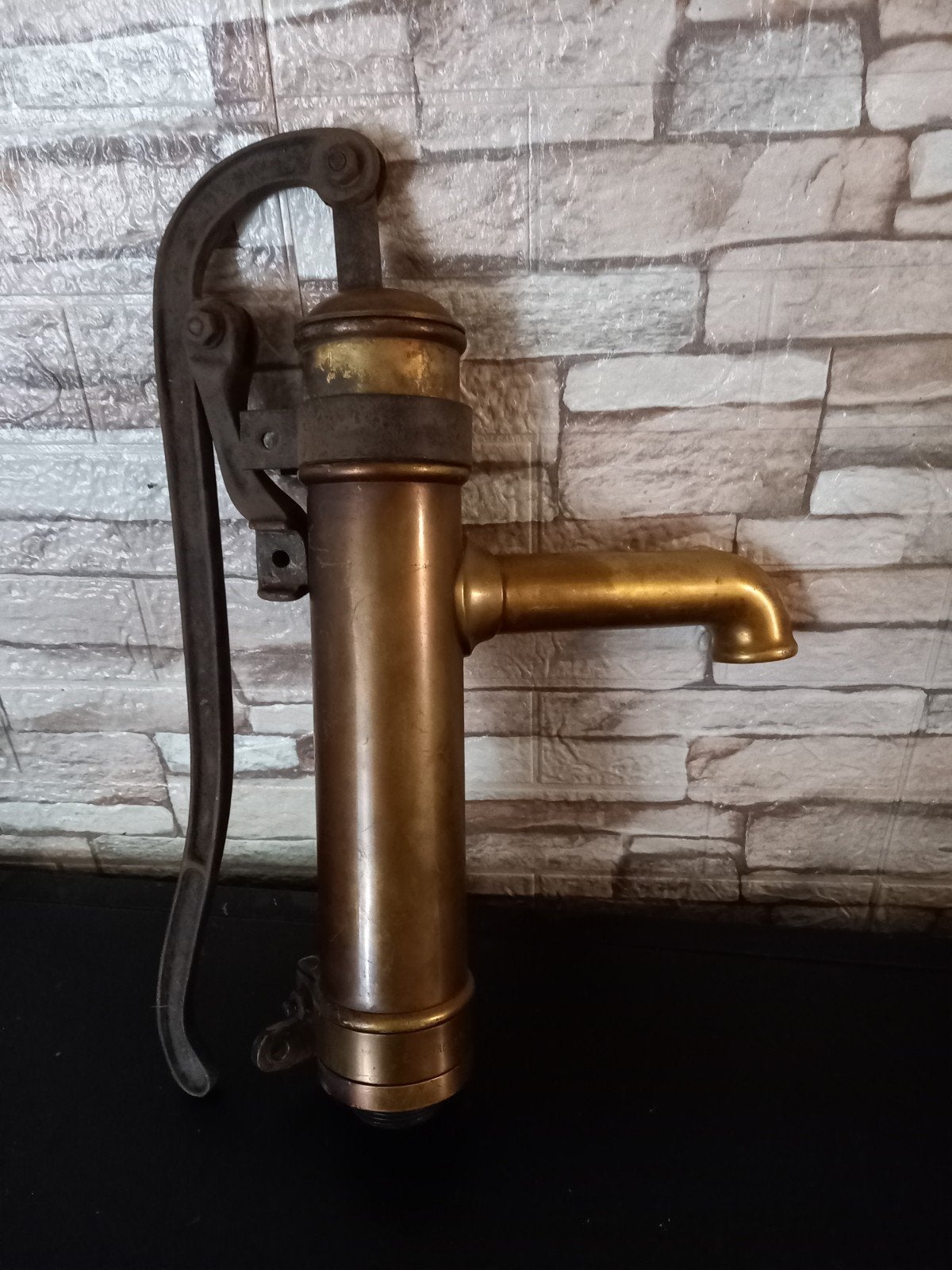 Antieke Koperen Waterpomp - Decoratief en Robuust, Ophalen of Verzenden, Koper