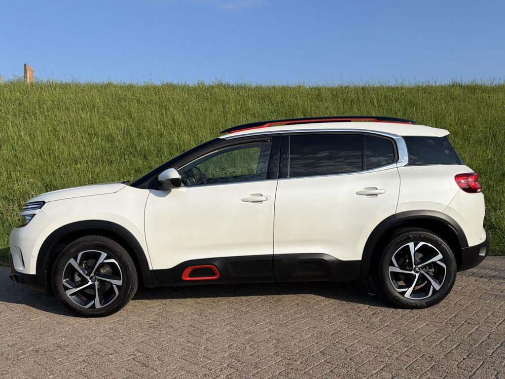 Citroën C5 Aircross 1.6 PureTech Shine Leder | Massagestoel, Gebruikt, 4 cilinders, 181 pk, Wit