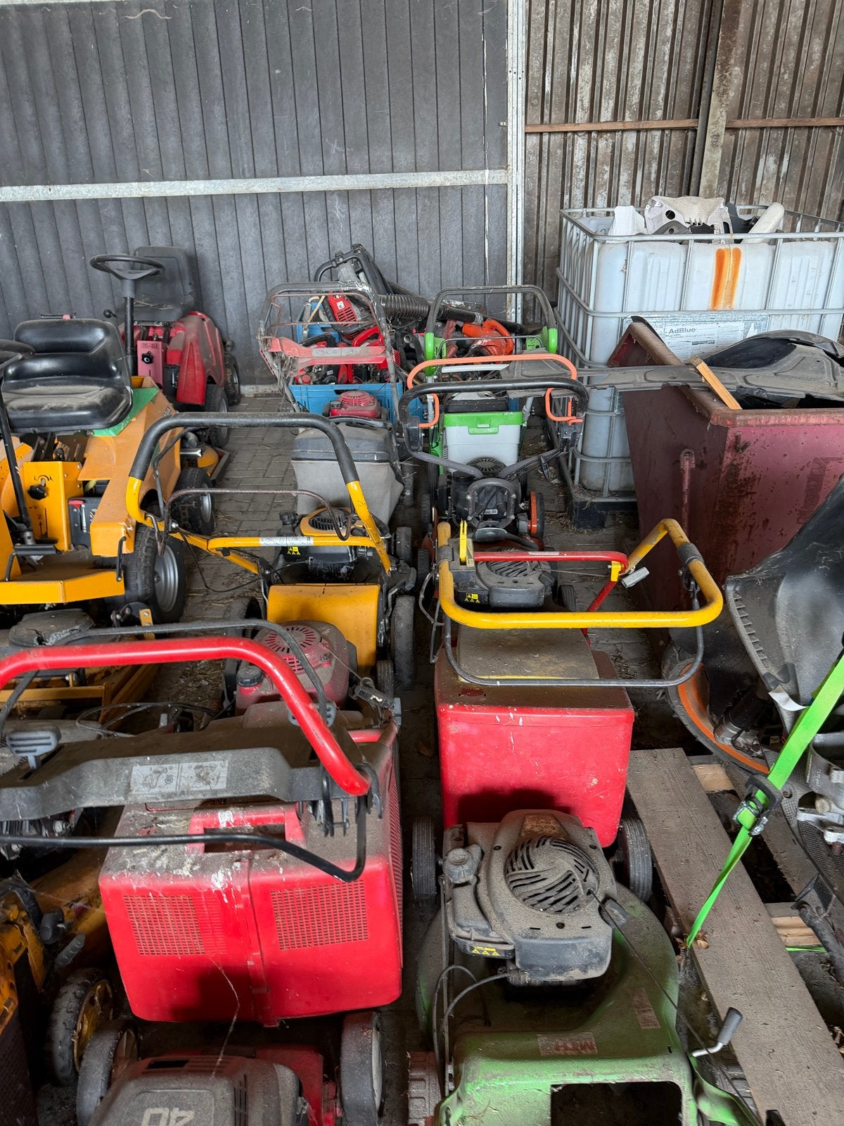 Partij grasmaaiers voor opknappers of onderdelen, Tuin en Terras, Grasmaaiers, Ophalen of Verzenden, Gebruikt, Benzine-grasmaaier