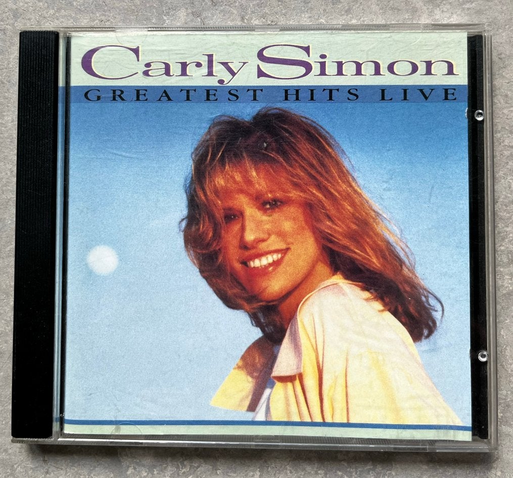 Carly Simon - Greatest Hits Live (cd soft rock/bluesrock), Ophalen of Verzenden, Zo goed als nieuw, Live-album, Inclusief boekje