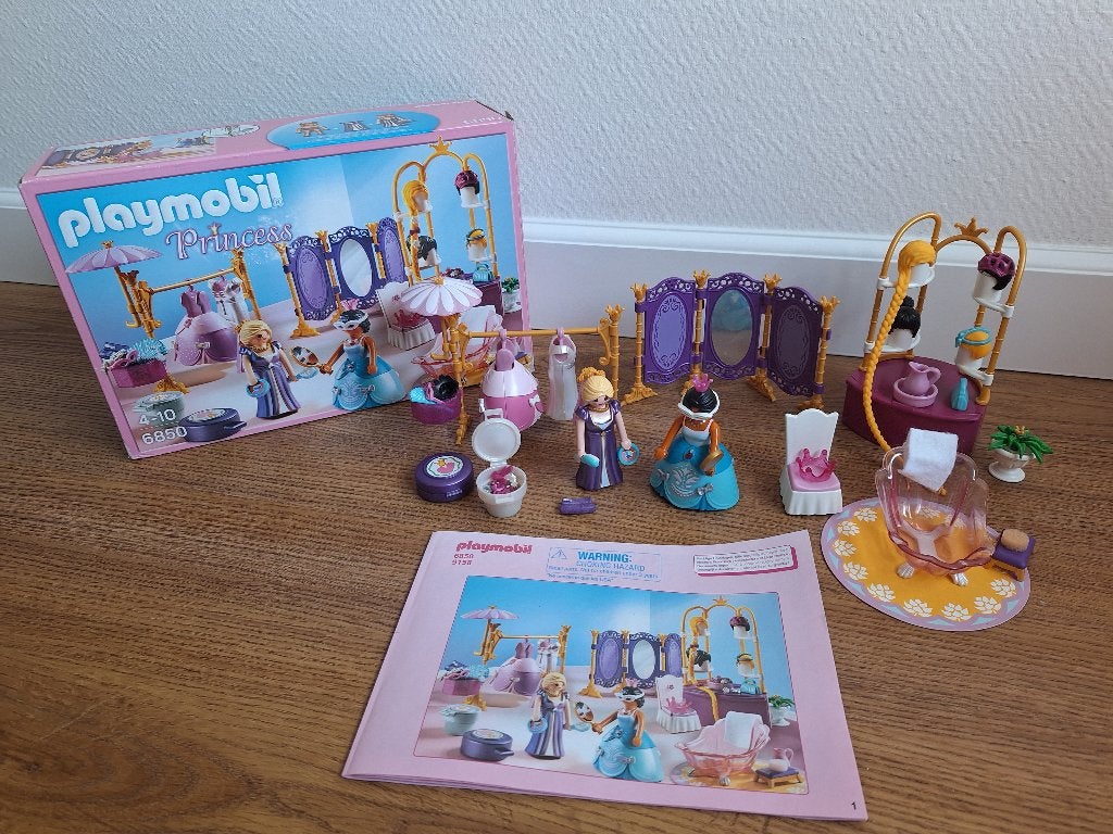 Playmobil koninklijke dressing en schoonheidssalon 6850, Ophalen of Verzenden, Gebruikt