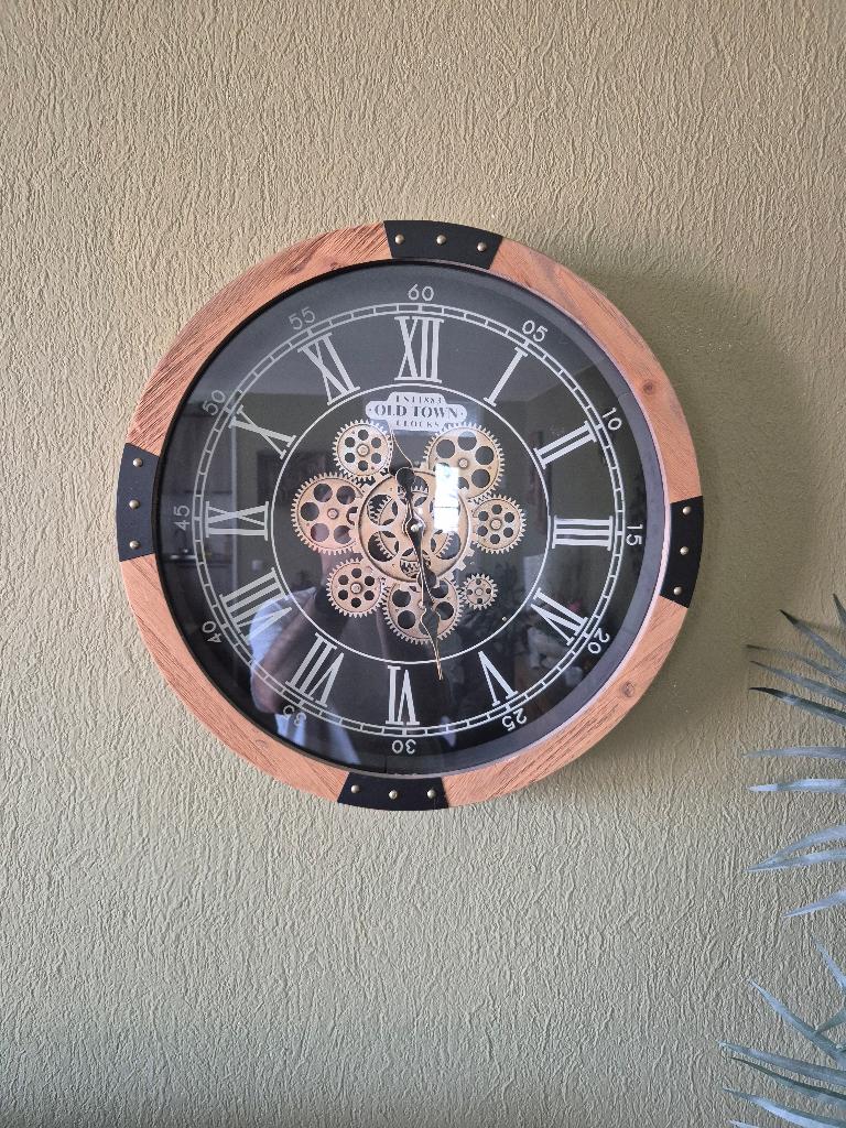 Old Town Clock, Ophalen, Gebruikt, Analoog, Wandklok
