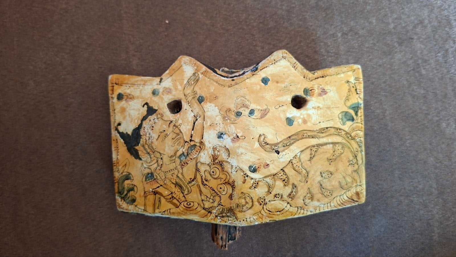 Houten Balinese koebel, Ophalen of Verzenden