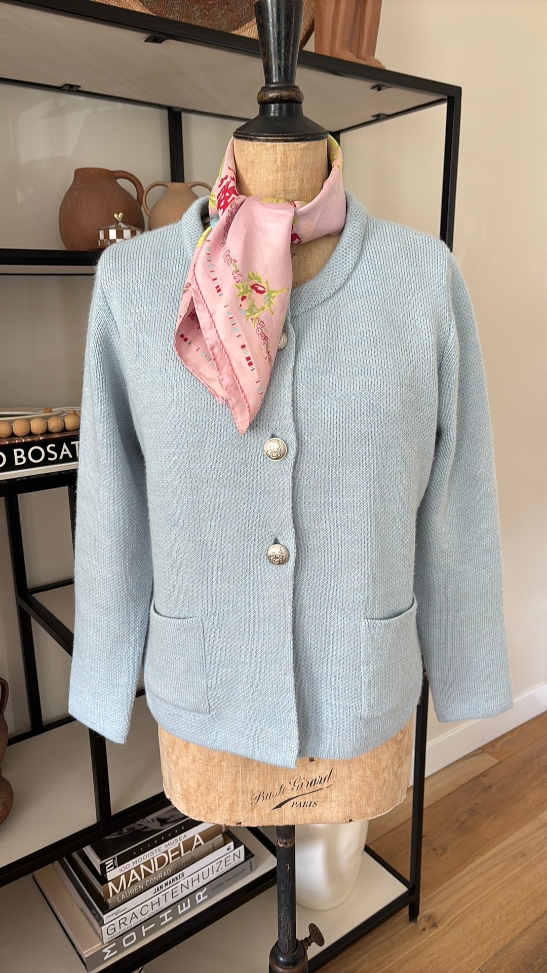 SKOVHUUS lichtblauw nieuw vest M, Maat 38/40 (M), Blauw, Nieuw, Ophalen of Verzenden
