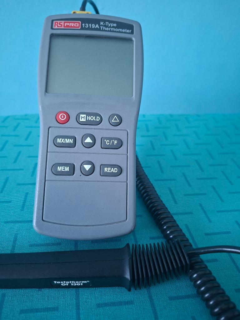 RS PRO 1319A digitale thermometer / Tastotherm OT 1301 sonde, Ophalen of Verzenden, Gebruikt, Temperatuur