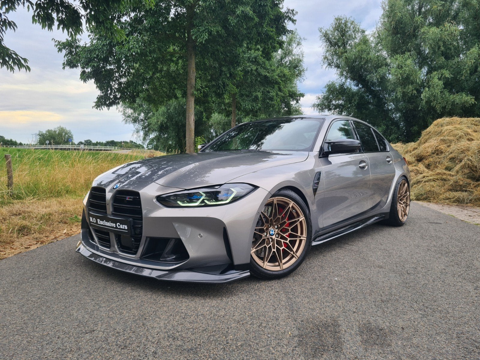 BMW M3 Competition X-Drive 2022 510PK Oxidgrau 36Dkm 1e Eig, Automaat, 510 pk, Met garantie (alle), 2996 cc