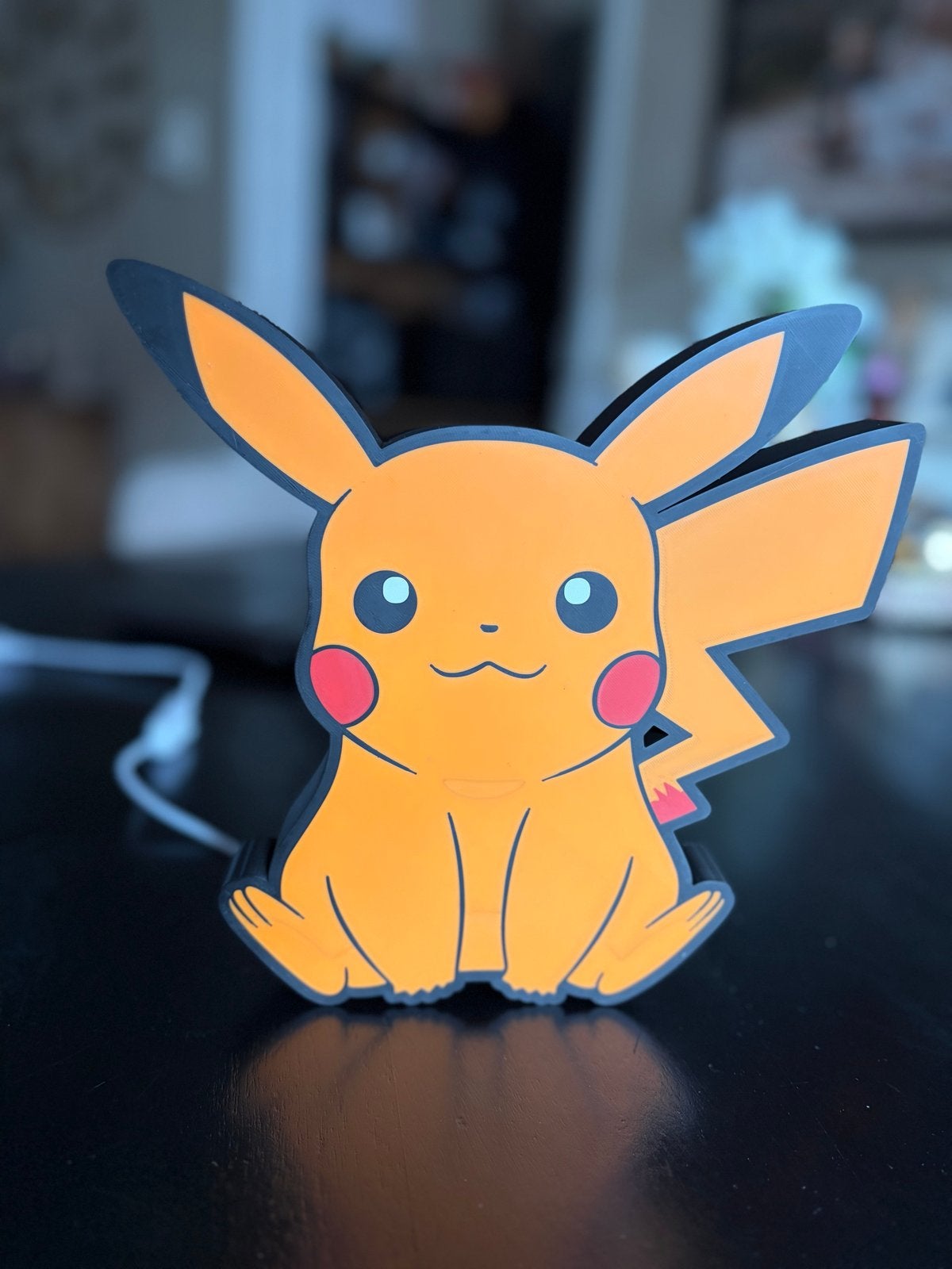 Pikachu LED Nachtlampje - Perfect voor Pokémon Fans!, Kinderen en Baby's, Oranje, Overige merken, Overige typen, Nieuw