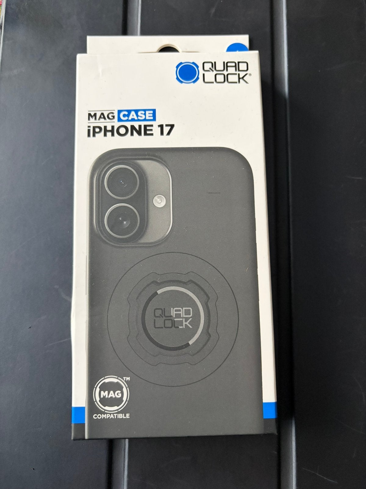 Quad lock Mag case hoesje voor iPhone 17 nieuw in de doos, Telecommunicatie, Kunststof, IPhone 17, Zwart, MagSafe