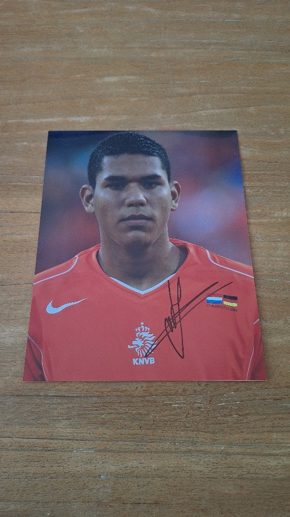 Foto 20x25 cm met handtekening; Hedwiges Maduro # Ajax, Ophalen of Verzenden, Nieuw, Ajax, Overige typen