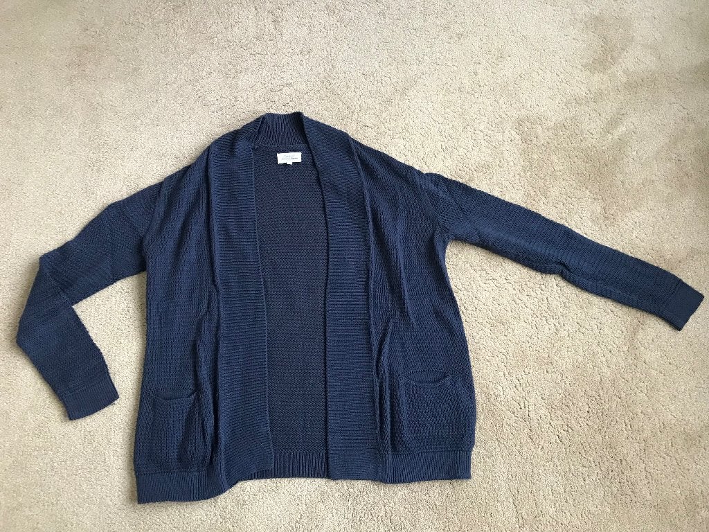 Blauw katoenen vest Hartford, maat 3, Maat 38/40 (M), Hartford, Gedragen, Verzenden