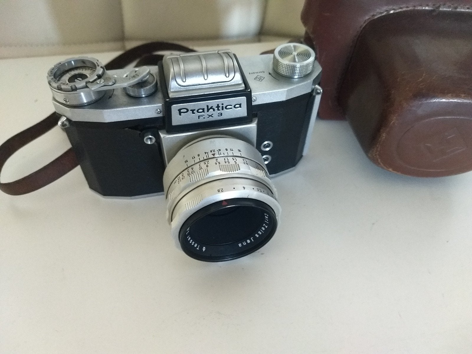 Praktica FX3 analoge Fotocamera, Audio, Tv en Foto, Fotocamera's Analoog, Ophalen, Gebruikt, Spiegelreflex, Overige Merken
