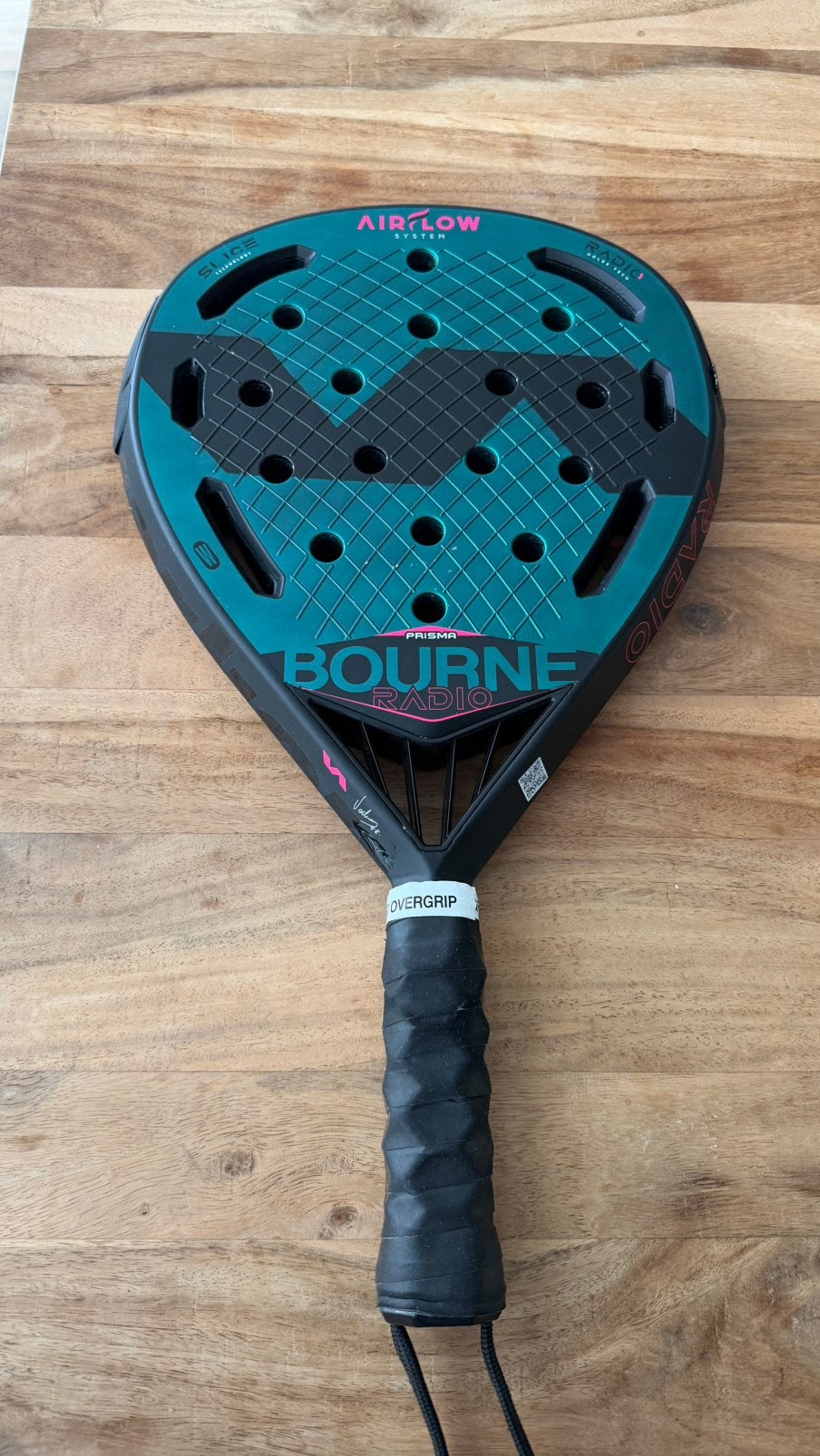 Varlion Bourne Summum Prisma Radio W - Handgemaakt EU, Ophalen, Gebruikt, Padelracket
