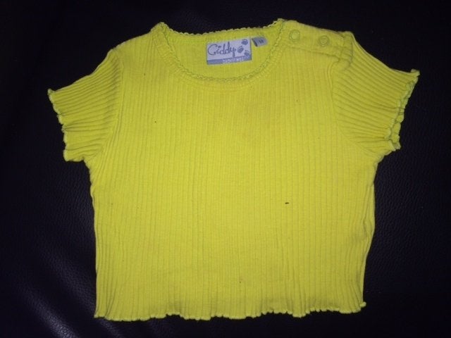 Nieuwe gele Ciddy zomer shirtje t-shirt topje maat 68, Meisje, Ophalen of Verzenden, Shirtje of Longsleeve, Ciddy