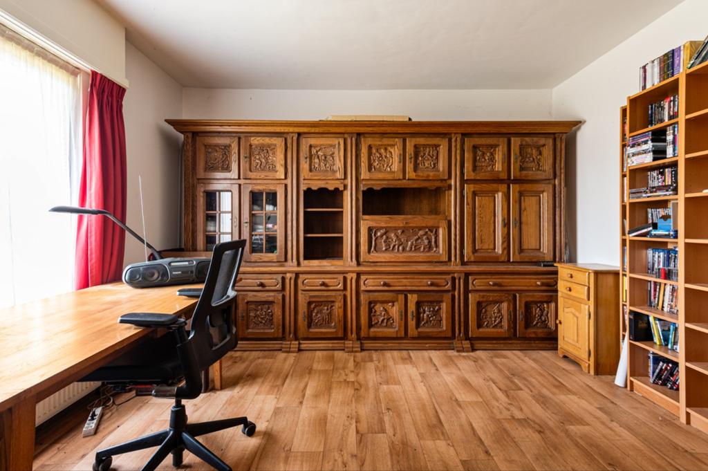 Eiken Wandmeubel, Huis en Inrichting, Kasten | Buffetkasten, Ophalen, 200 cm of meer, Eikenhout, Zo goed als nieuw