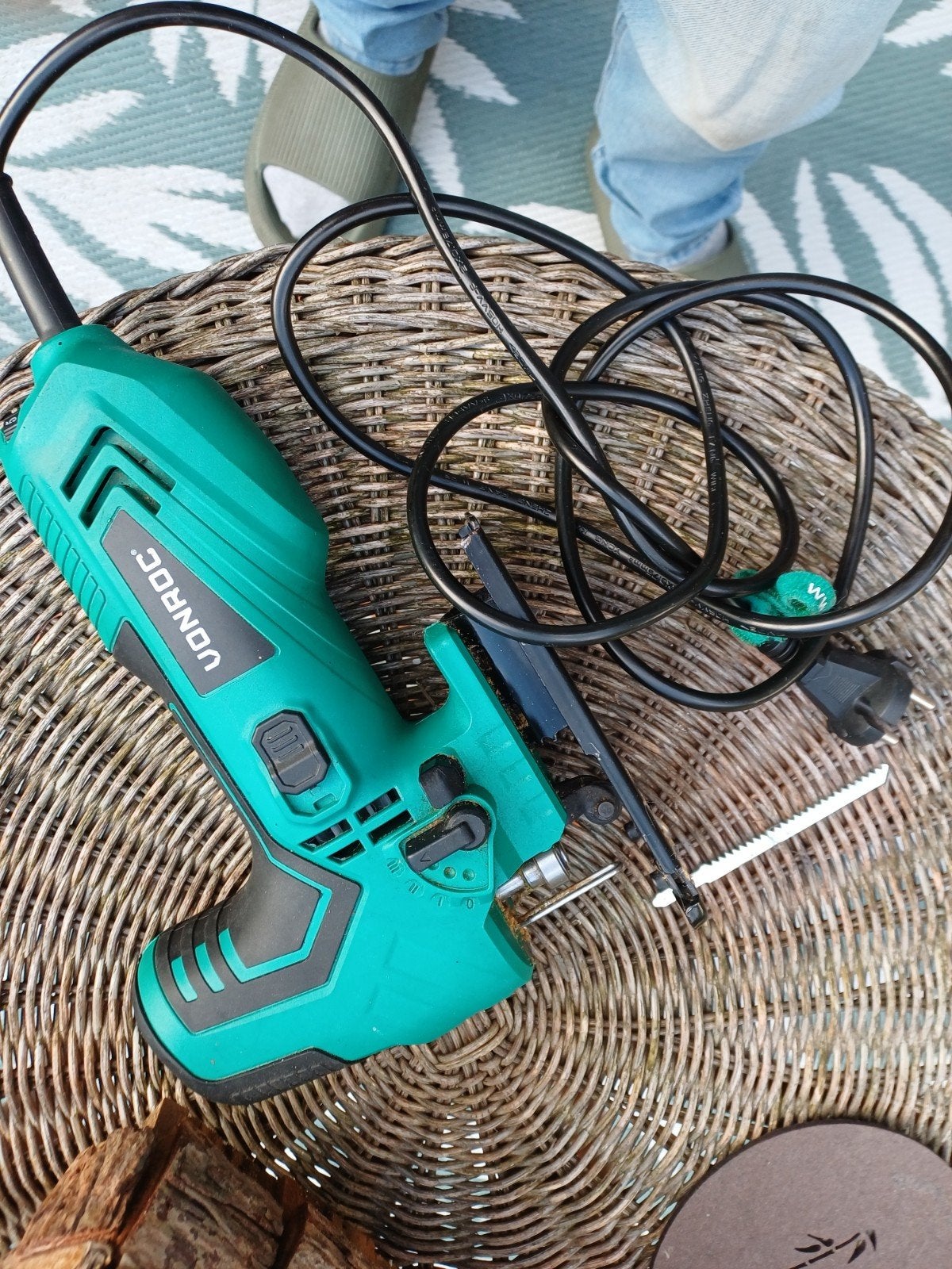 Vonroc decopeerzaag JS 503AC, Zo goed als nieuw, 1200 watt of meer, Ophalen, VONROC