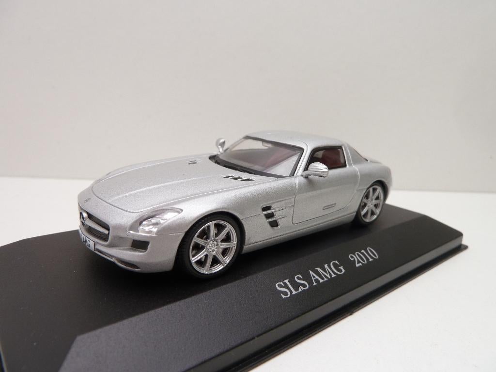 Mercedes  SLS AMG  '' d 'Agostini 1/43 '', Ophalen of Verzenden, Zo goed als nieuw, Auto, Overige merken