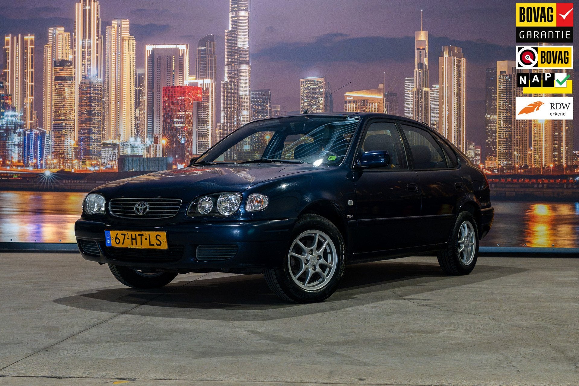 Toyota Corolla 1.6 VVT-i Terra, 450 kg, Gebruikt, 4 cilinders, Blauw