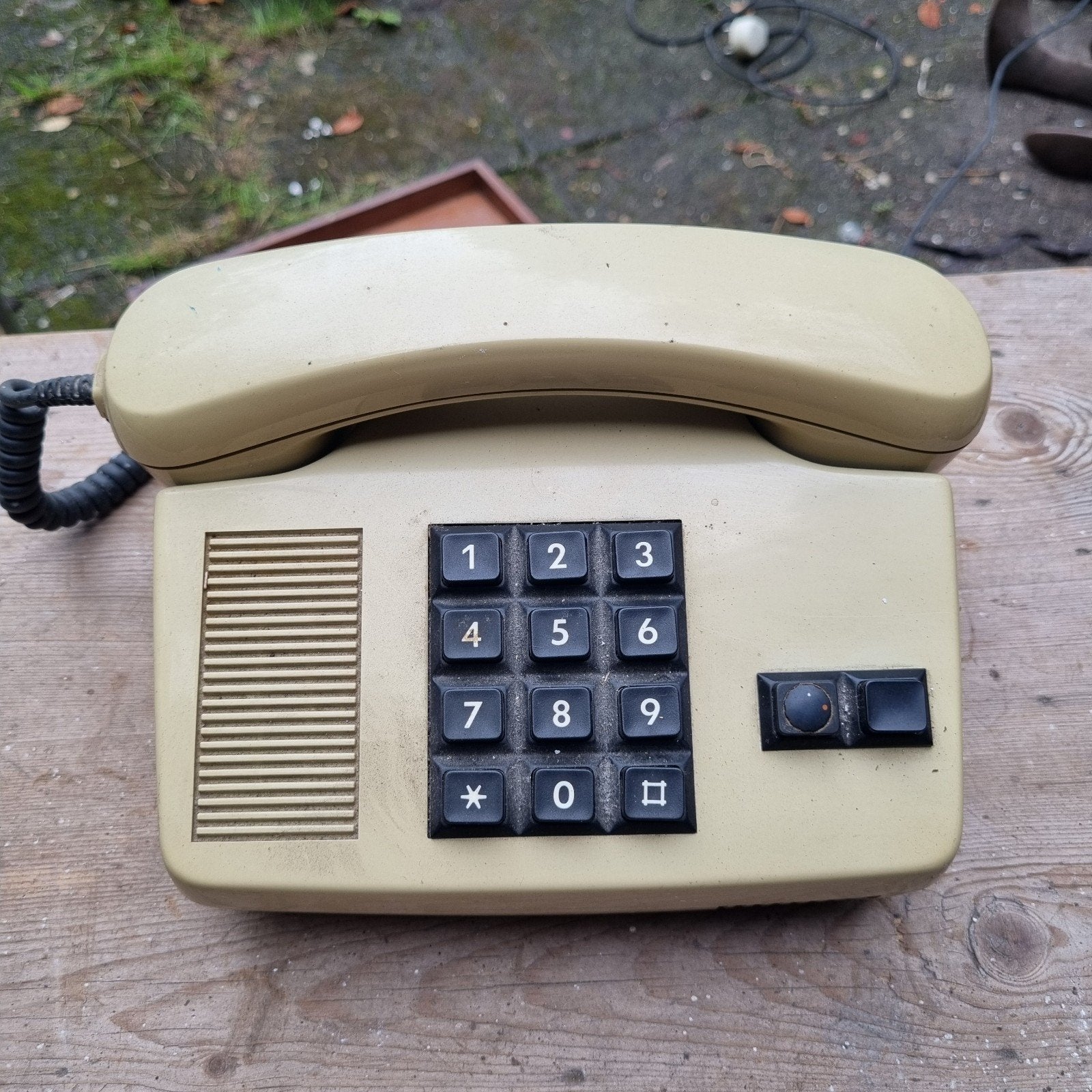 Vintage Siemens druktoetstelefoon uit de jaren 80., Ophalen, Gebruikt