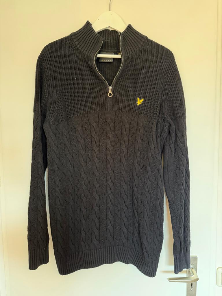 Lyle & Scott Sweater S, Ophalen of Verzenden, Zo goed als nieuw, Maat 46 (S) of kleiner, Zwart