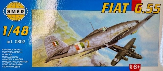 Coelianmodels, Smer, 0802, Fiat G.55, 1/48, €7,99, Overige merken, Nieuw, Ophalen of Verzenden, Groter dan 1:72