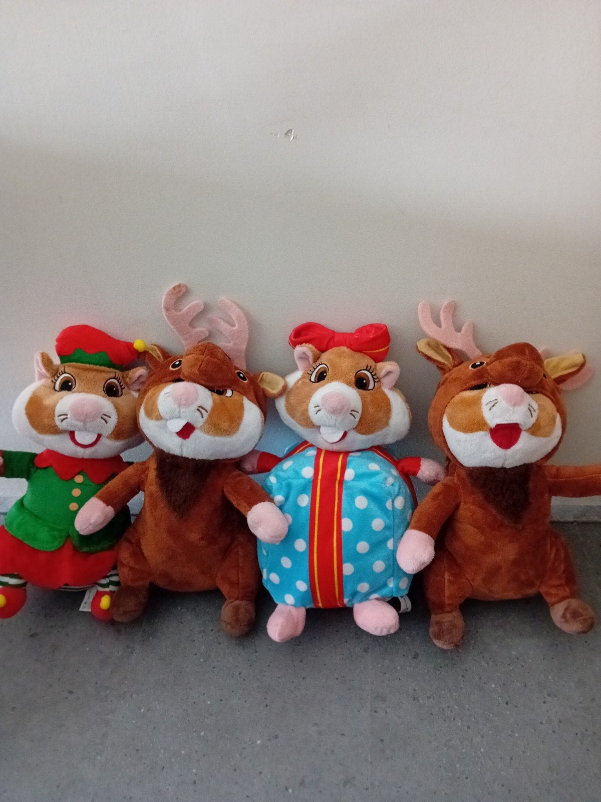 Albert Heijn Hamster knuffels AH Kerst, Albert Heijn, ., Overige typen, Ophalen of Verzenden