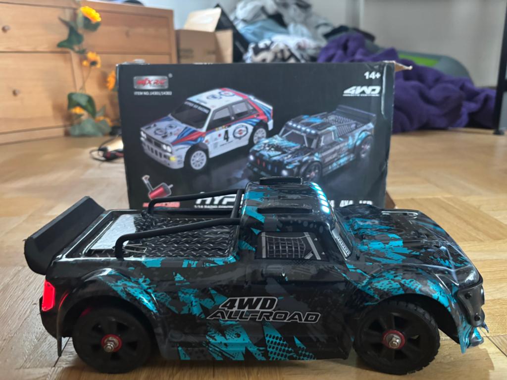 MJX RC 4WD All-Road truck (75kmh!), Ophalen of Verzenden, Schaal 1:16, Elektro, Auto offroad