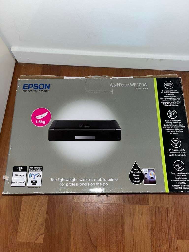 Epson Workforce WF 100W, Ophalen, Zo goed als nieuw, Printer