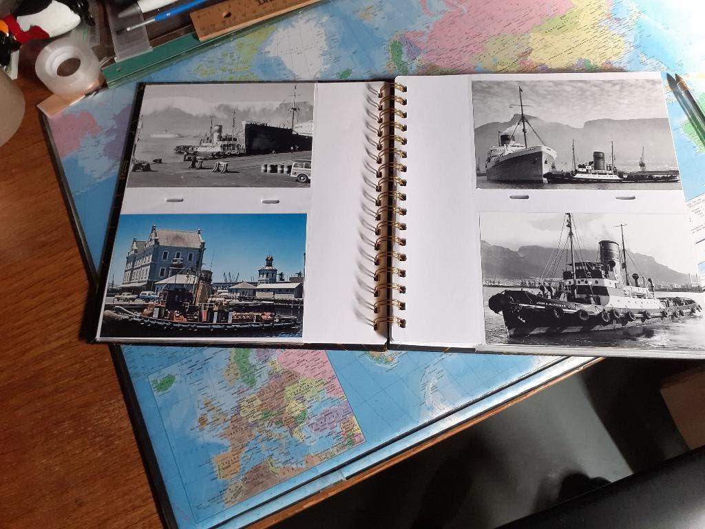 KAAPSTAD, 90 Stoom sleepboten te Zuid-Afrika., Verzamelen, Scheepvaart, Verzenden, Nieuw, Motorboot, Kaart, Foto of Prent
