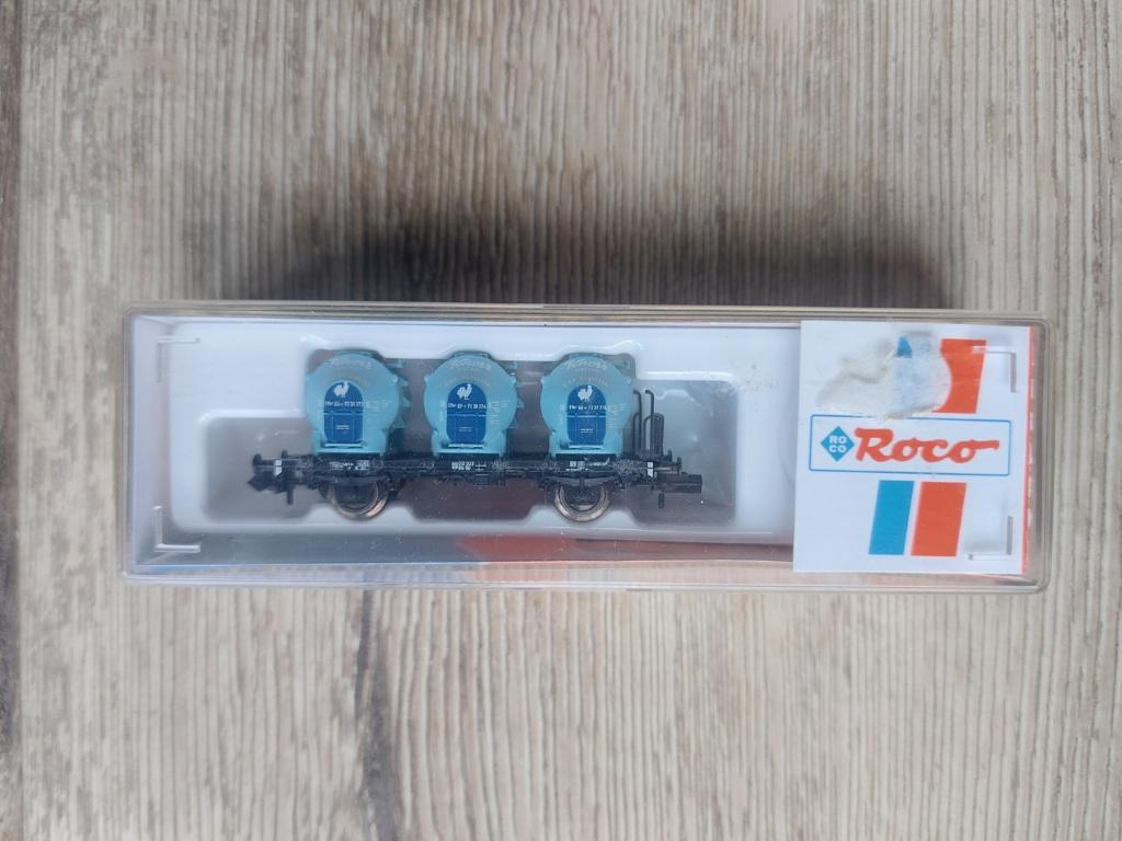 Roco 25280 Goederenwagon DB met 3 Knorr silo containers OVP, Hobby en Vrije tijd, Modeltreinen | N-Spoor, Gelijkstroom, Ophalen of Verzenden
