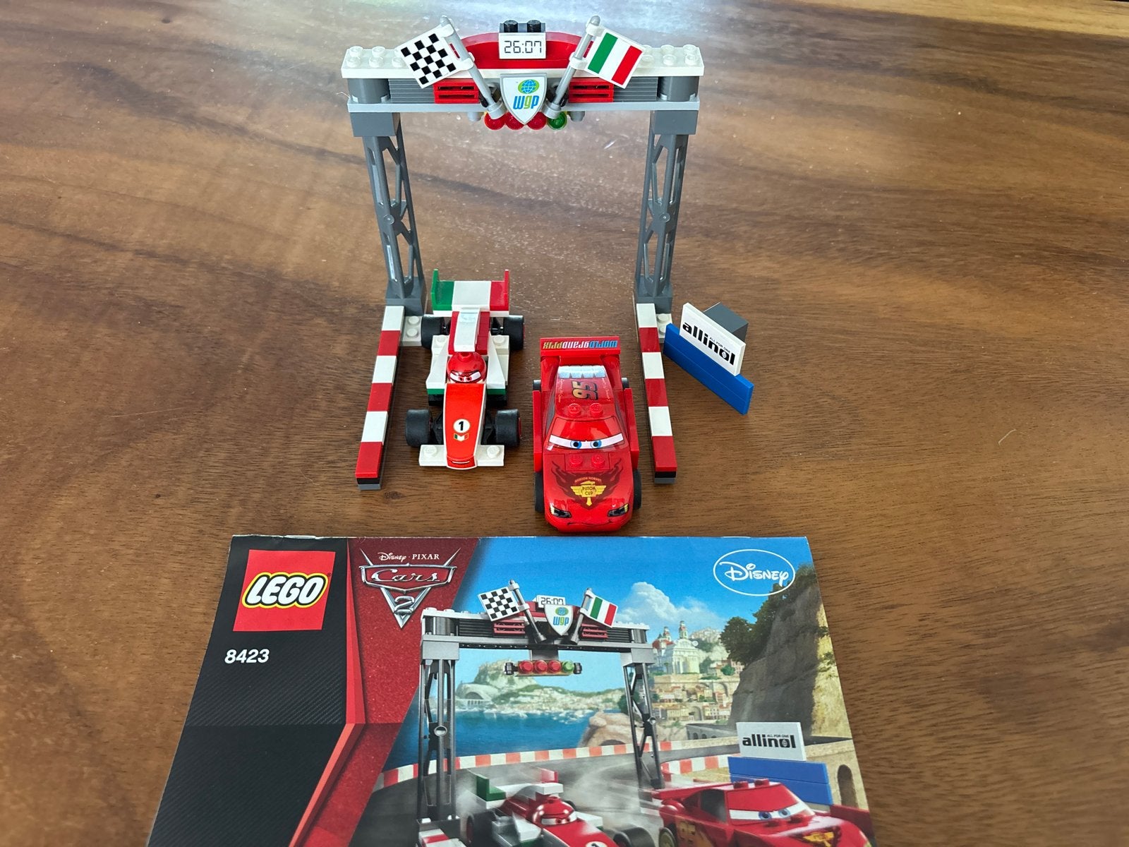 Lego Cars 8423 World Grand Prix - Compleet met handleiding, Ophalen of Verzenden, Gebruikt