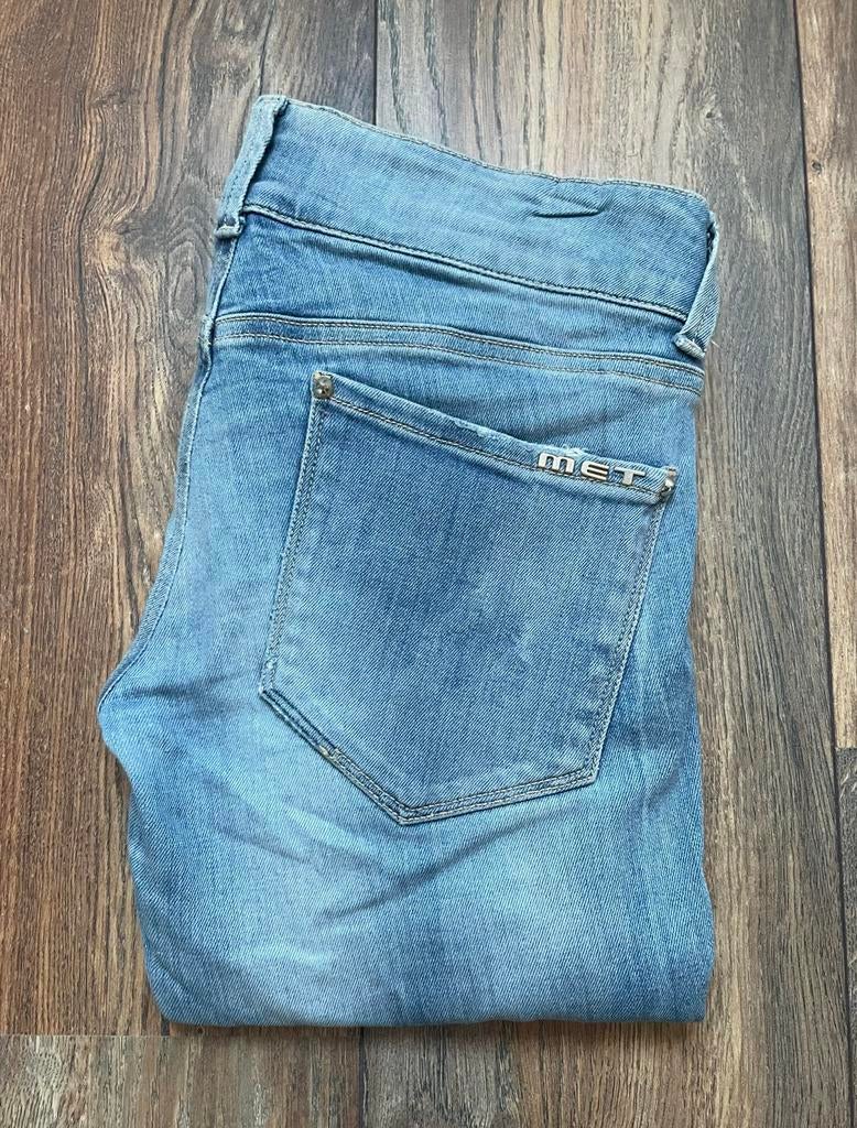 MET jeans - spijkerbroek dames in maat 27., Ophalen of Verzenden, Zo goed als nieuw, Blauw, W27 (confectie 34) of kleiner