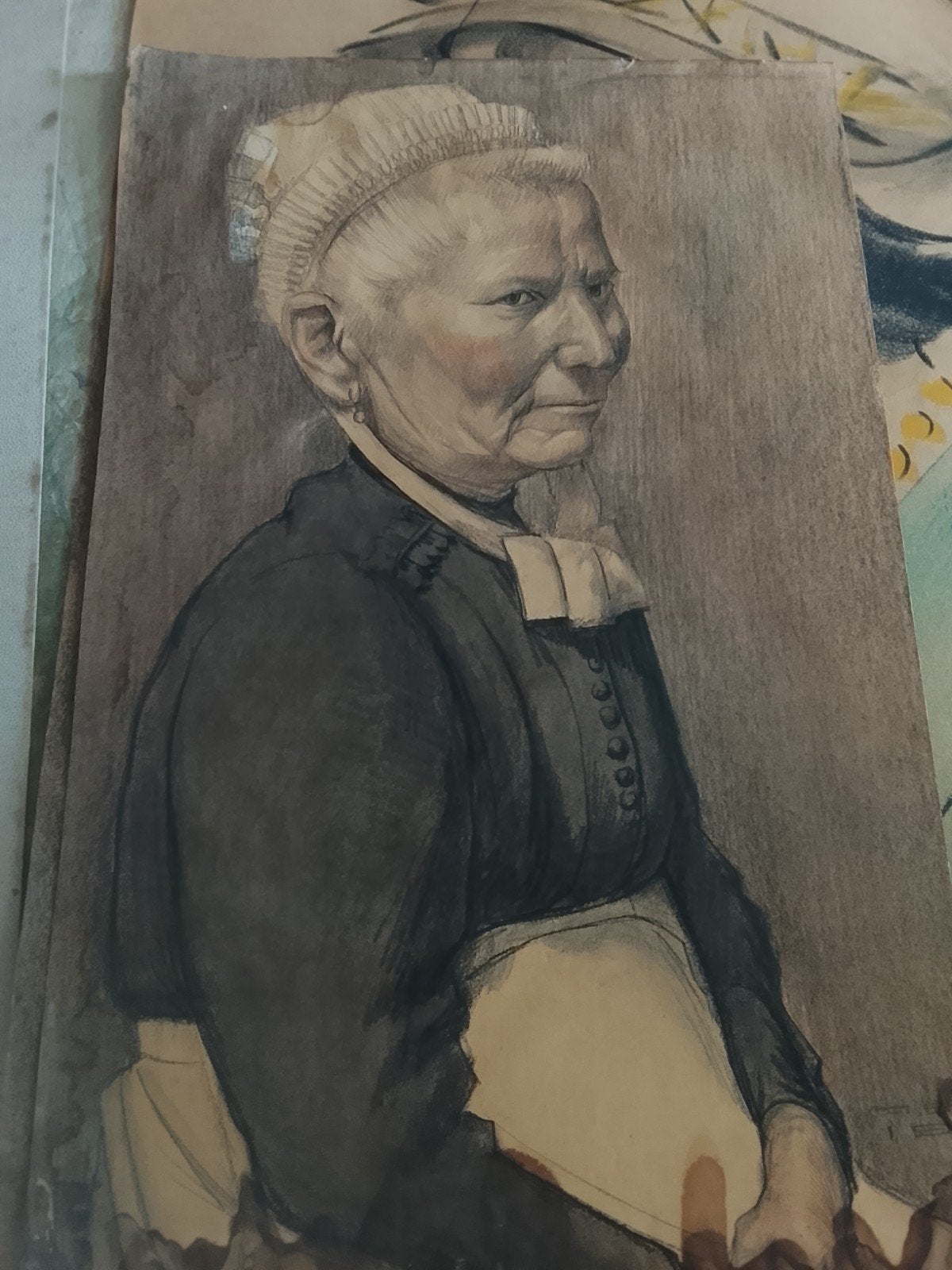 eduard Frankfort 1864-1920 salomon tekening, Ophalen of Verzenden