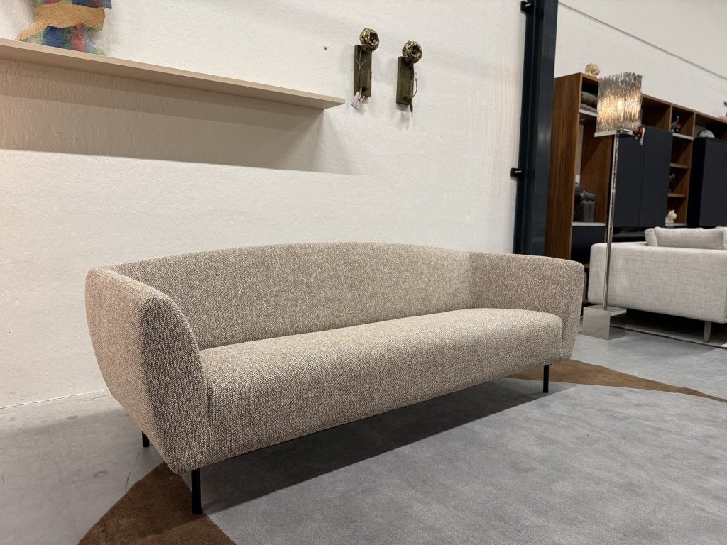 Nieuw Gelderland 6250 bank 3 zits moss stof bruin rood, Huis en Inrichting, Ophalen of Verzenden, Rechte bank, Info@gelderlanddesign.com