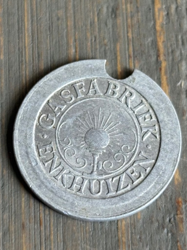 Gasmunt Enkhuizen, Postzegels en Munten, Ophalen of Verzenden, Overige materialen, Nederland