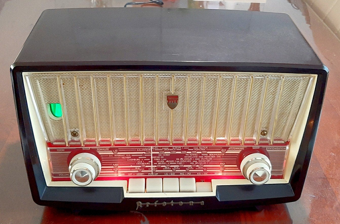 Aristona SA2007U  buizenradio  1955, Antiek en Kunst, Ophalen of Verzenden