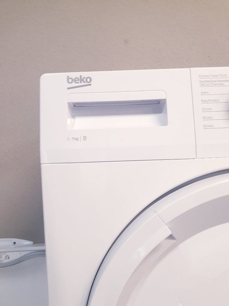 beko condens droger 7kg inc 6 mnd garantie, Ophalen, 6 tot 8 kg, Anti-kreukfase, Zo goed als nieuw