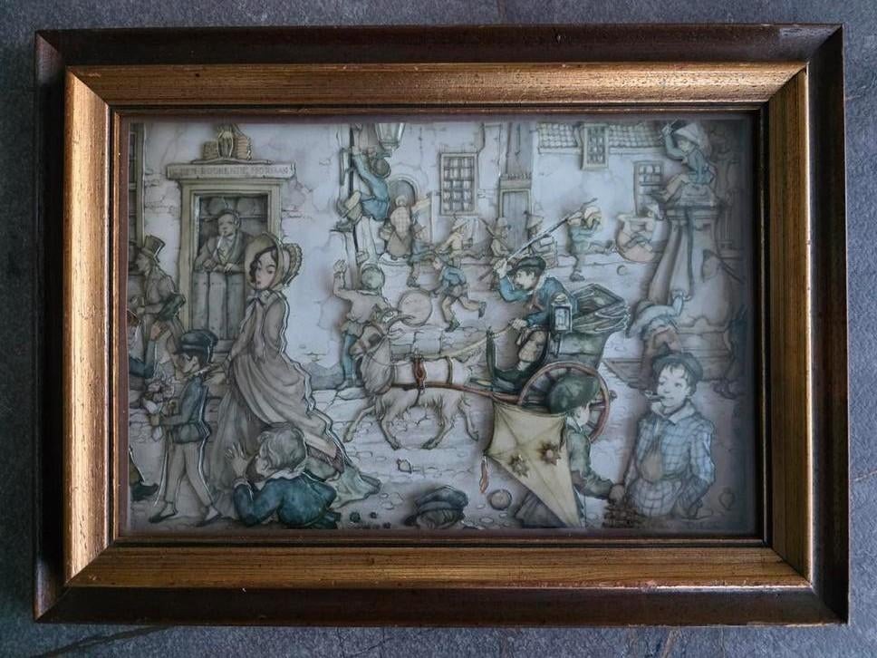 Anton Pieck 3D kunstwerk, Antiek en Kunst, Ophalen of Verzenden