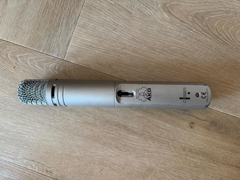 2 x AKG C1000s (instrument) microfoon., Muziek en Instrumenten, Microfoons, Ophalen of Verzenden, Gebruikt, Instrumentmicrofoon