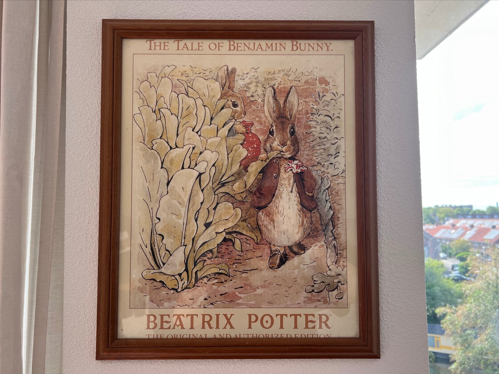 Poster (Benjamin Bunny Pieter Konijn Beatrix Potter), Ophalen, 50 – 75, Minder dan 50 cm, Gebruikt