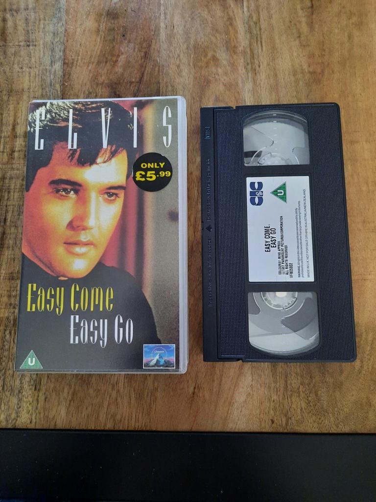 Elvis Presley - Easy Come,  VHS - Origineel Collector, Cd's en Dvd's, VHS | Film, Alle leeftijden, Ophalen of Verzenden, Gebruikt