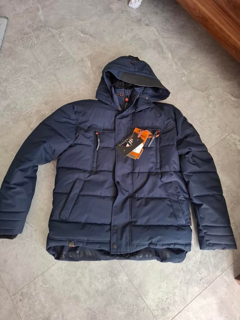 Nieuwe Stone Harbour winterjas maat L  ongedragen met kaart, Maat 52/54 (L), Stone Harbour, Wit, Nieuw