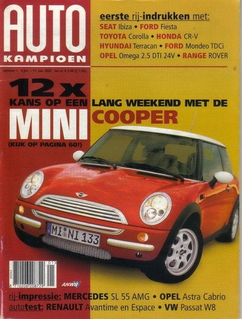 Autokampioen 1 2002 : Range Rover - VW Passat - Renault 3.0, Ophalen of Verzenden, Gelezen, Algemeen