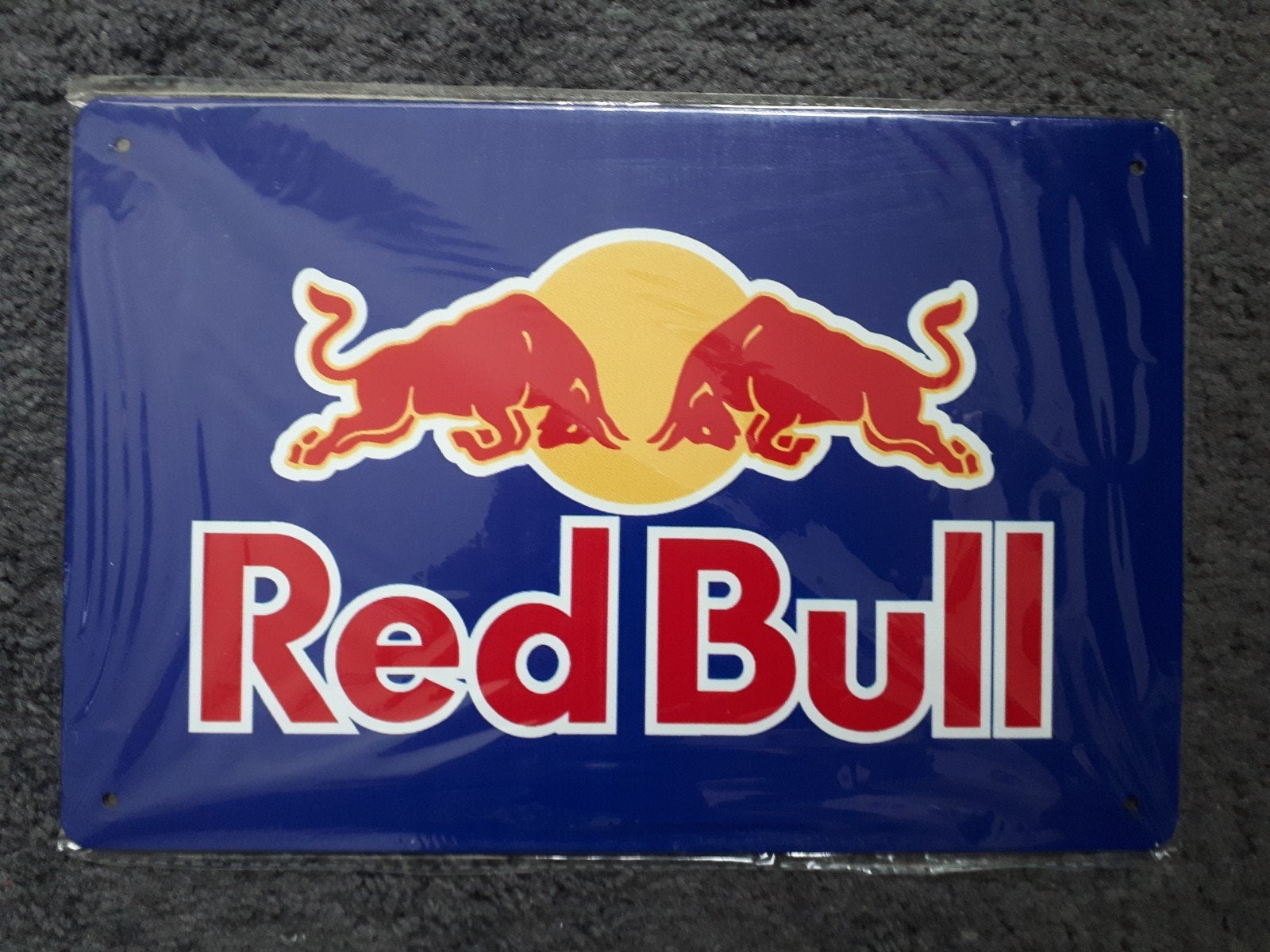 Red Bull 20x30 cm Metalen Reclamebord, Verzamelen, Merken en Reclamevoorwerpen, Verzenden, Nieuw, Reclamebord